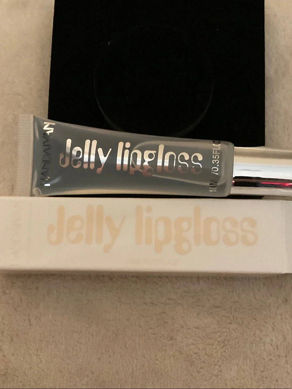 Jelly Lipgloss — Neutral Gray Jelly Lip Gloss by
